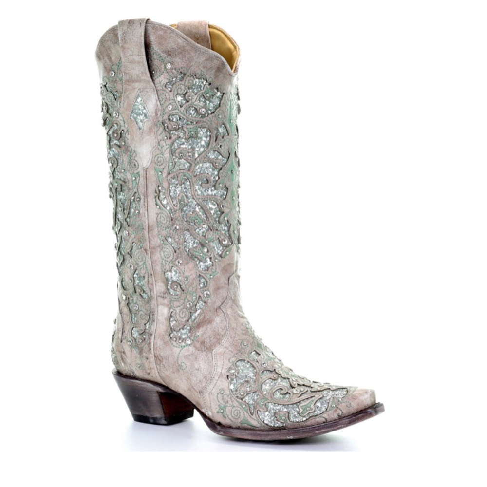 Corral Glitter Inlay Boot